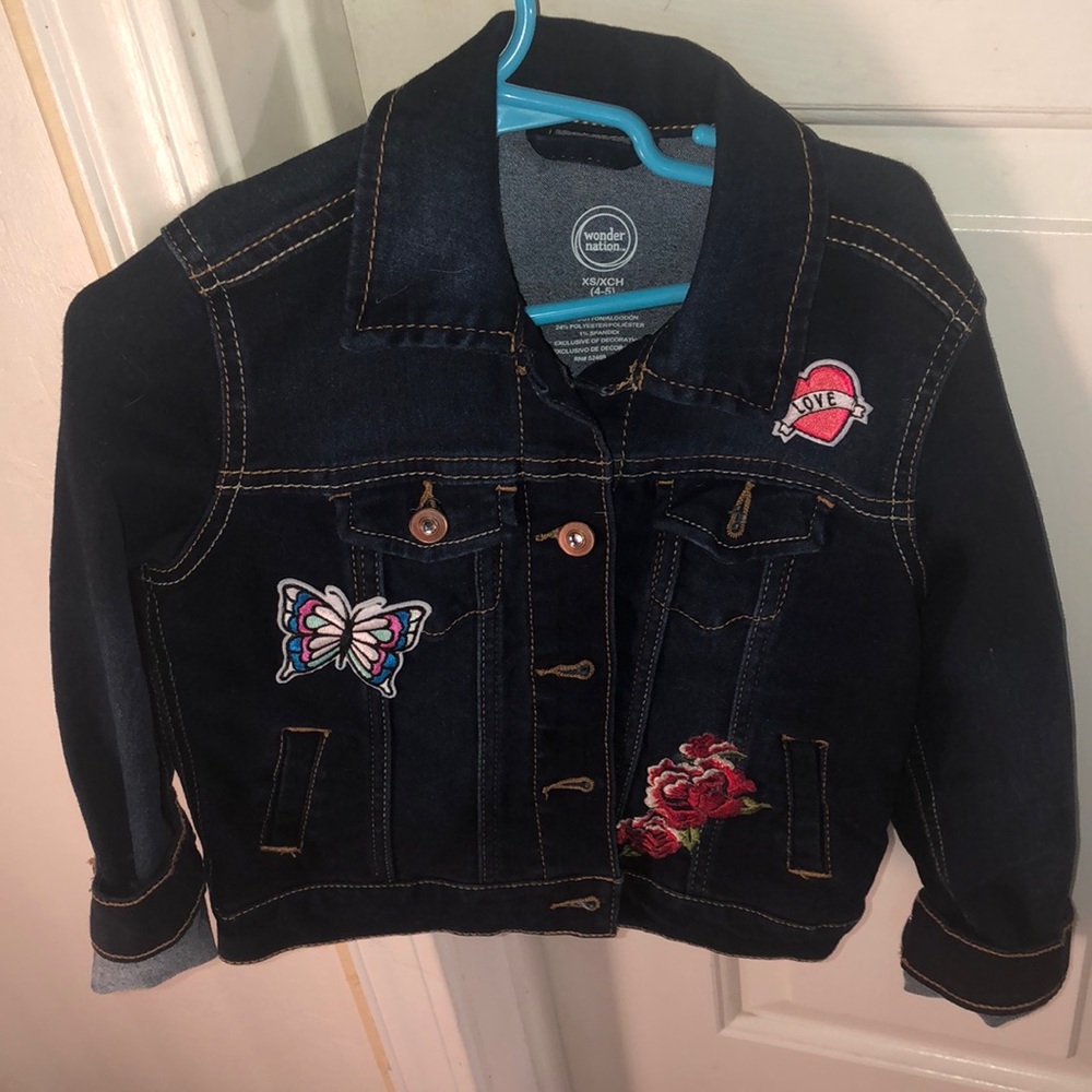 XS girls jean jacket